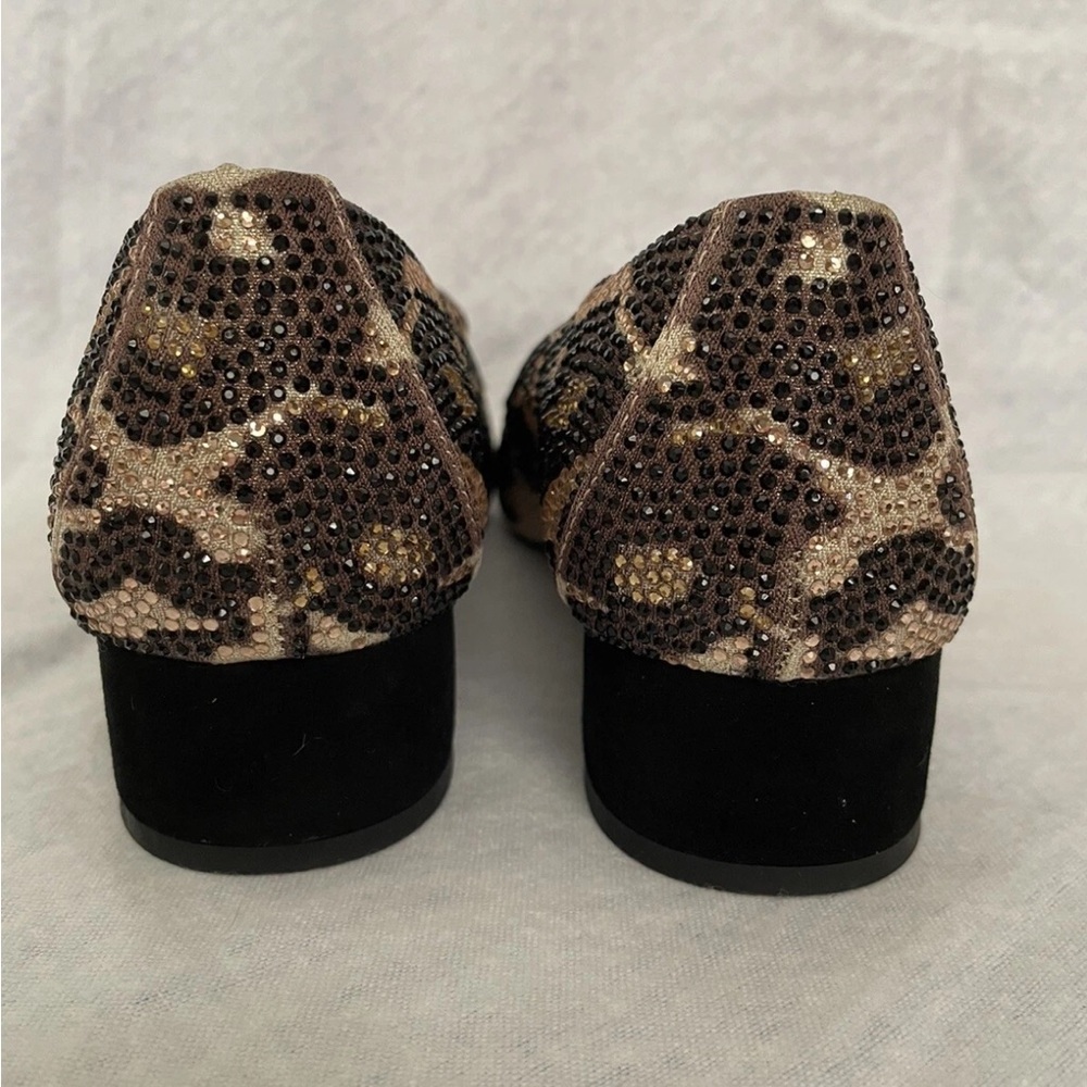 Alex Marie Leopard Print Shimmery Low Heel NWT - Picture 3 of 9